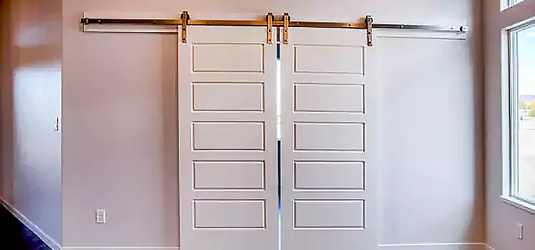 Glass Barn Door with Installation Hardware Kit San Benito